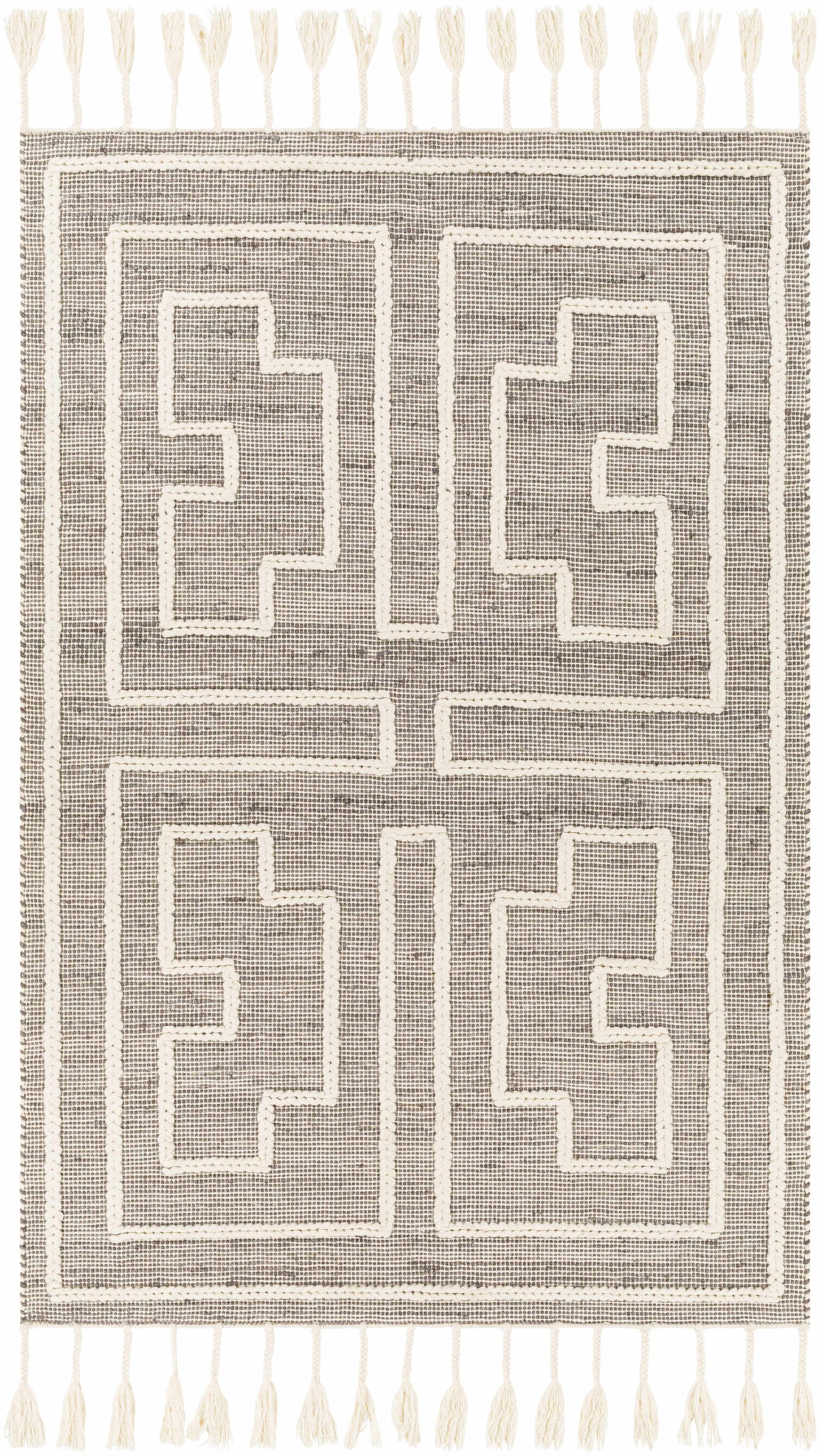 Azra Tasseled Jute&Wool Rug