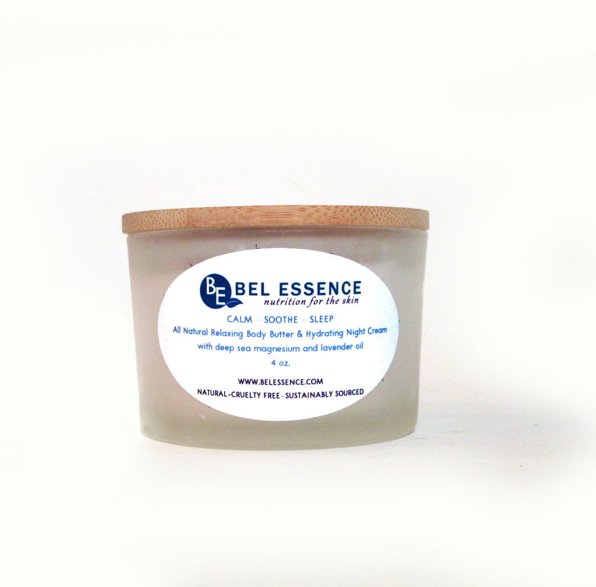 Bel Essence Calm-Soothe-Sleep Body Butter, 4 oz