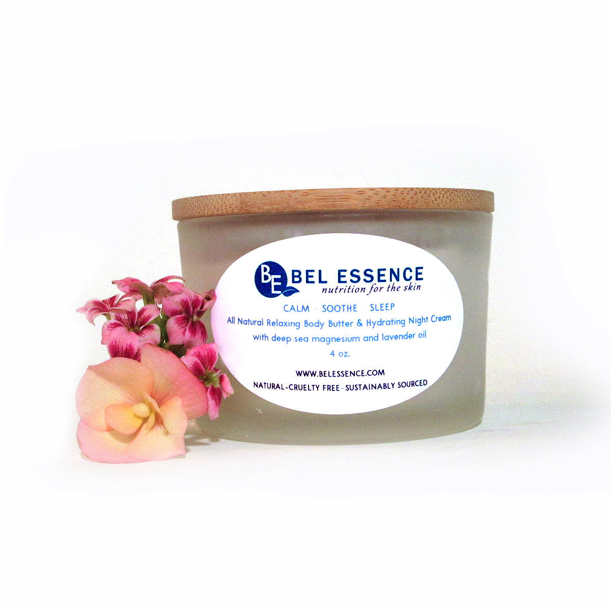 Bel Essence Calm-Soothe-Sleep Body Butter, 4 oz