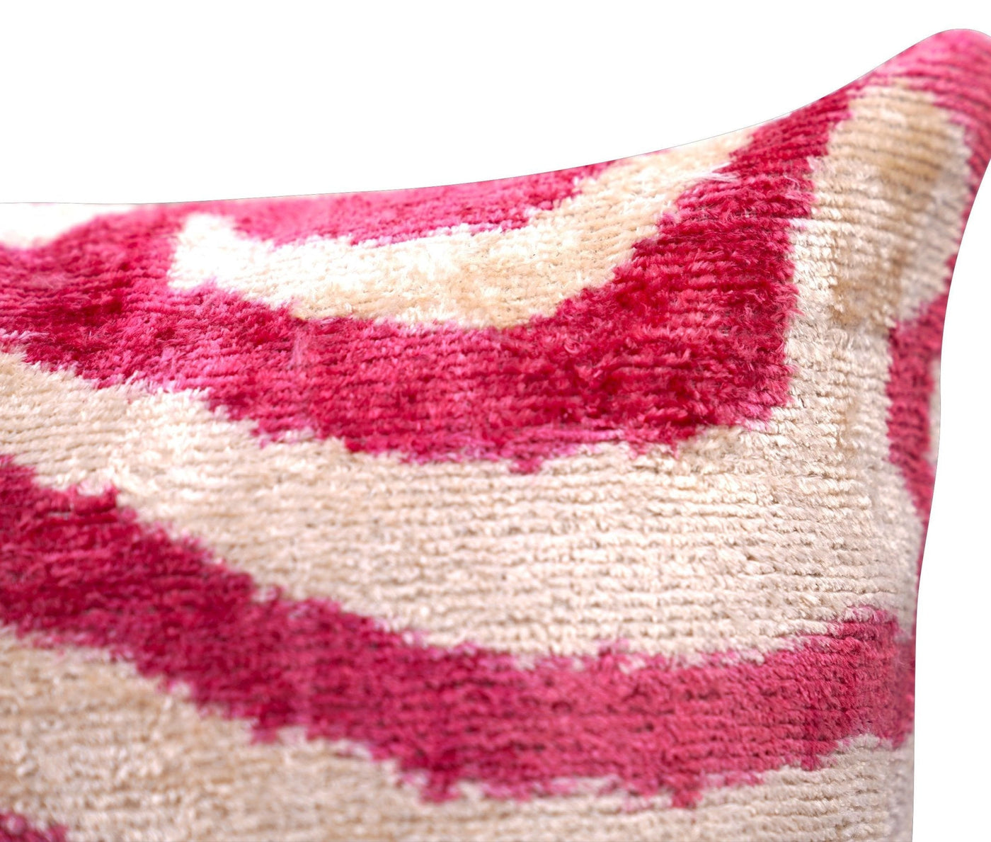 Canvello Pinkish Red Tiger Print Throw Pillow, 16 x 16