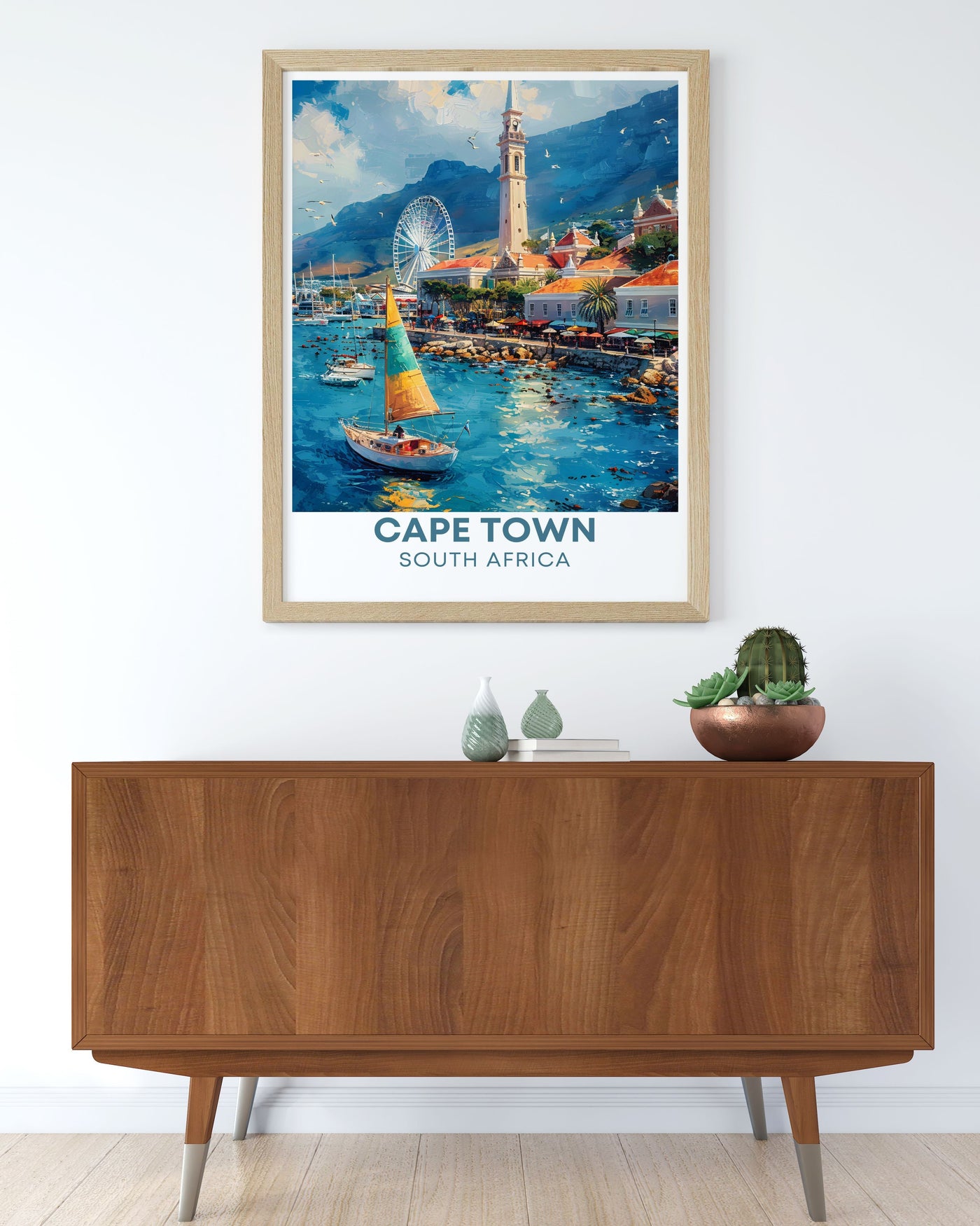 Cape Town Waterfront Travel Art Print
