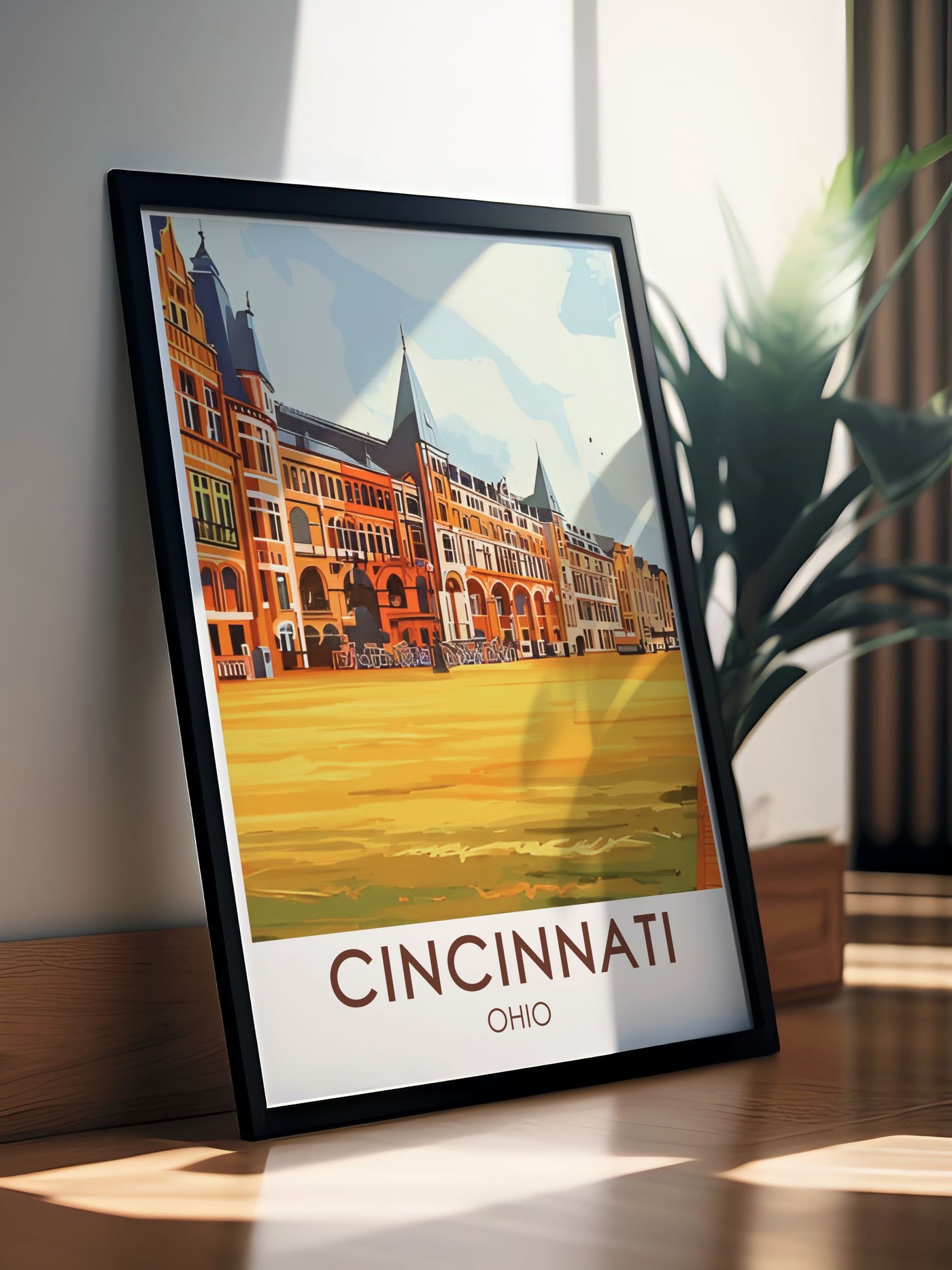 Cincinnati Music Hall Travel Art Print