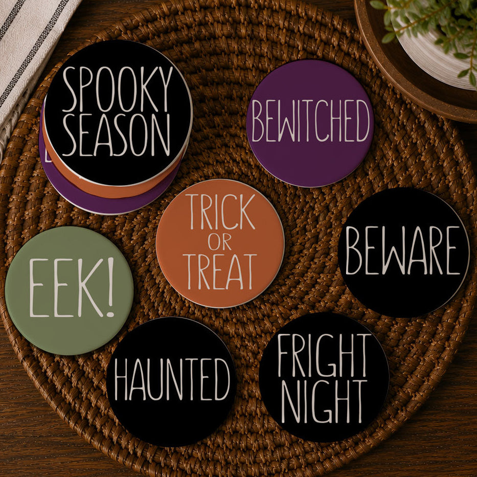 Halloween Drink Coasters
