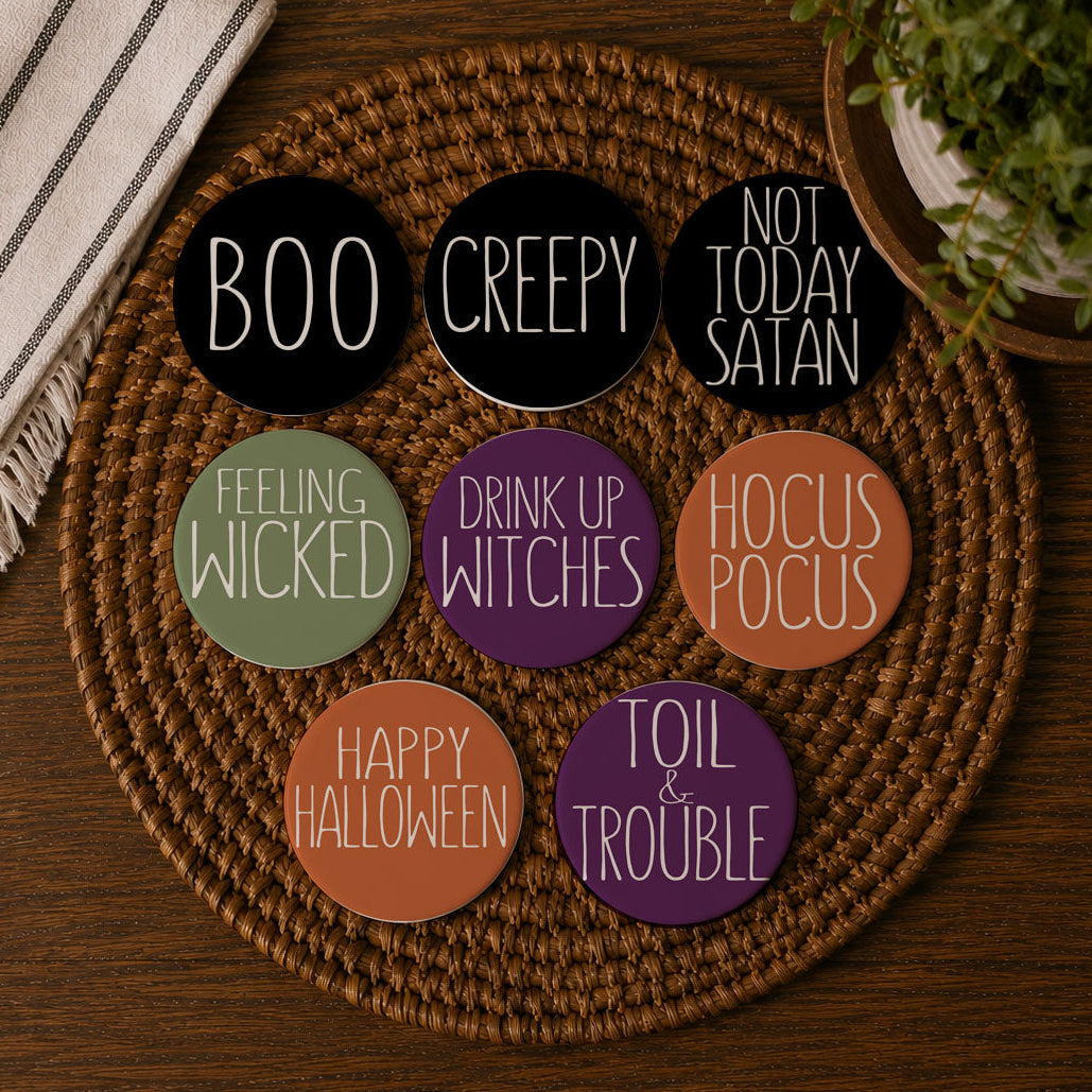Halloween Drink Coasters
