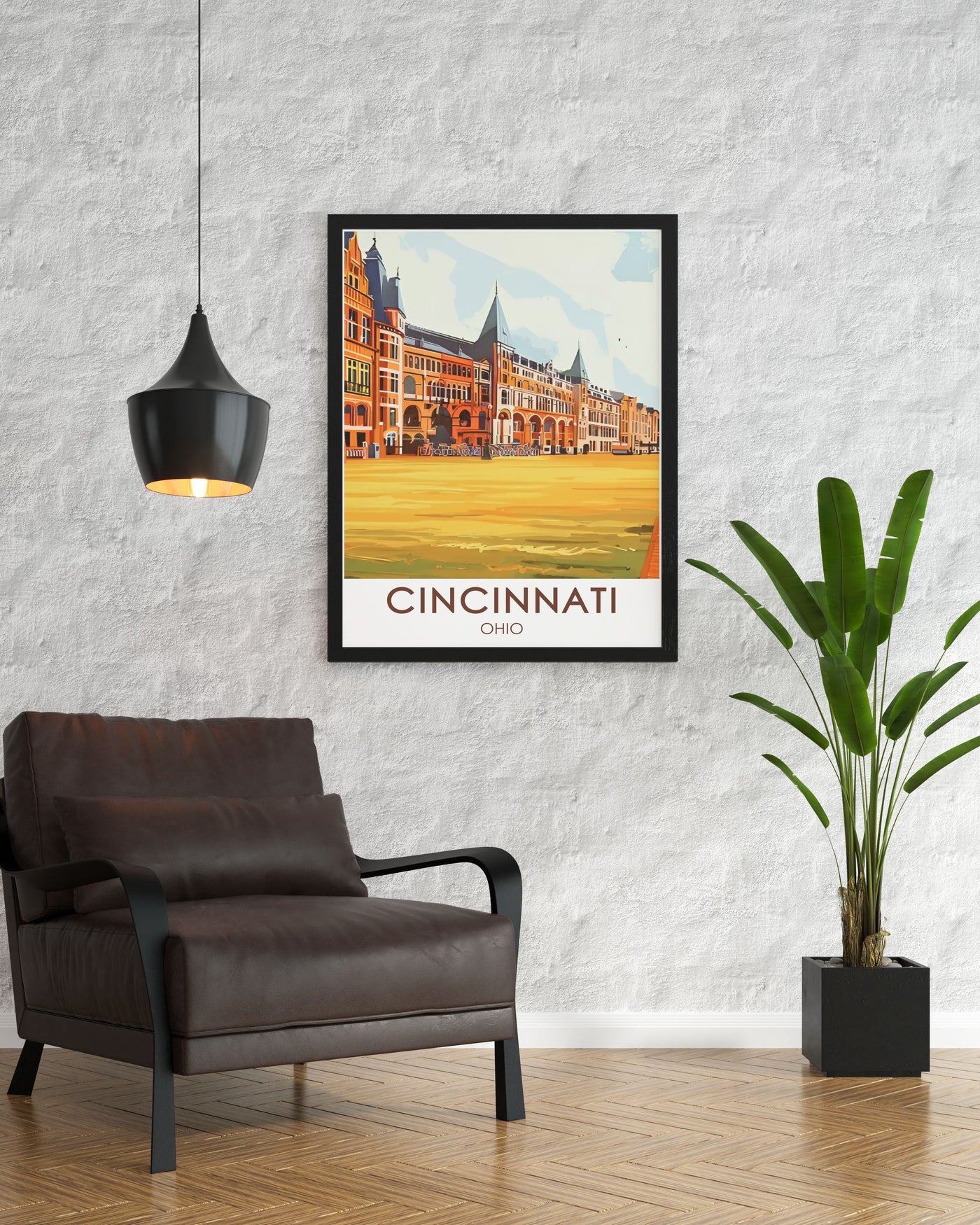 Cincinnati Music Hall Travel Art Print