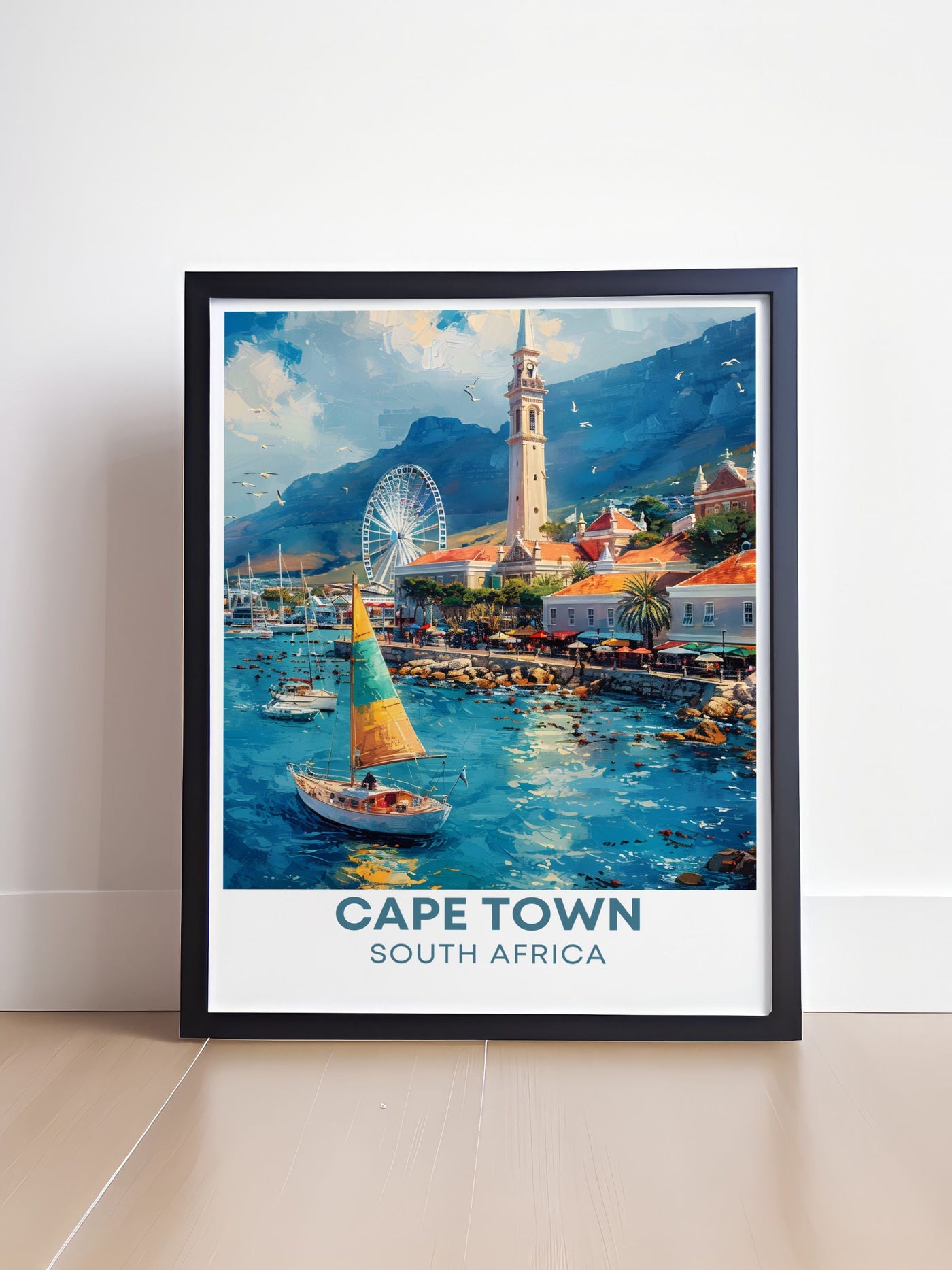 Cape Town Waterfront Travel Art Print