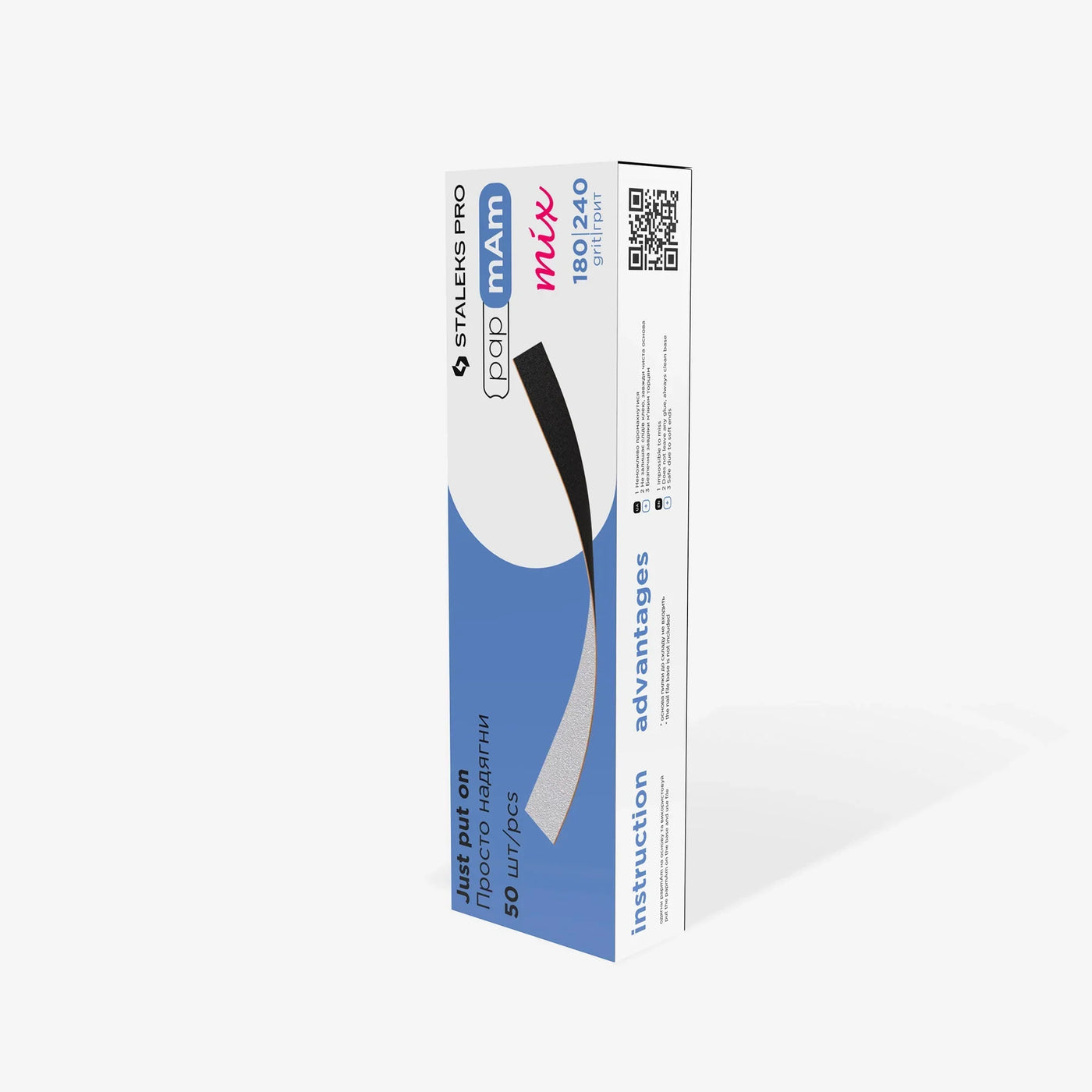 Staleks papmAm Expert 22 Disposable Nail Files, 50-Pack