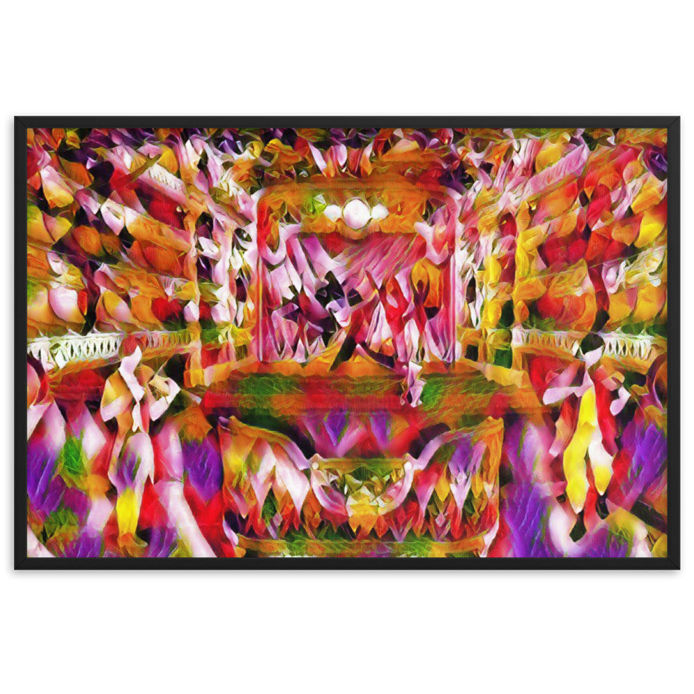 When Your Senses Dance with My Moments Framed Poster