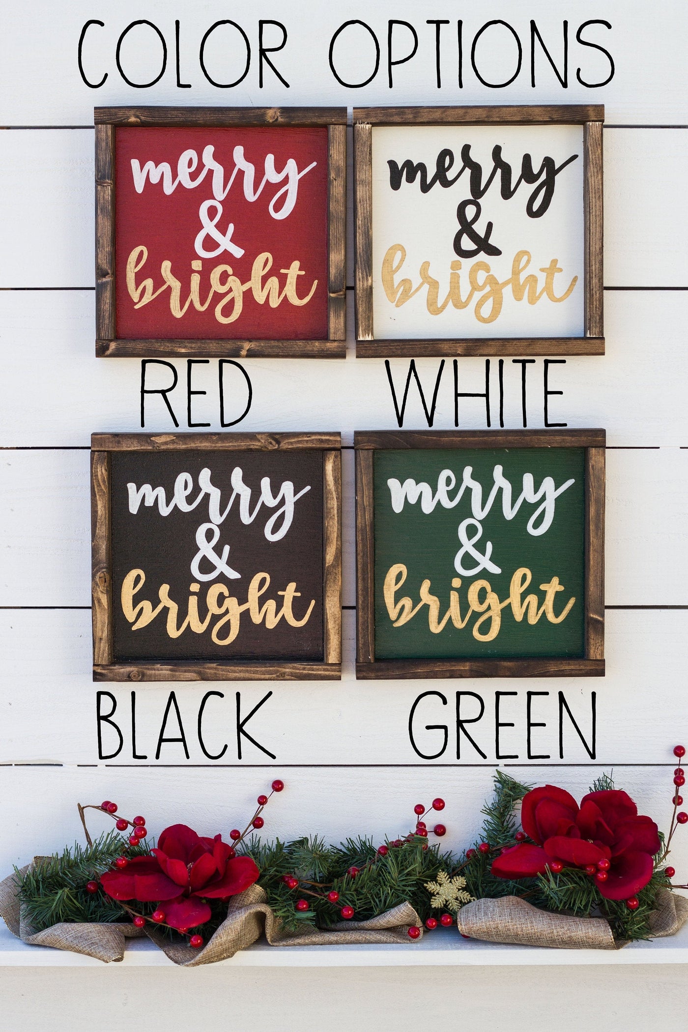 O Holy Night Christmas Wood Sign