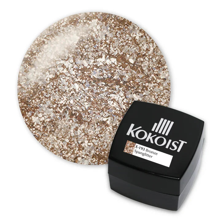Kokoist E-193 Bronze Spanglitter Gel Color