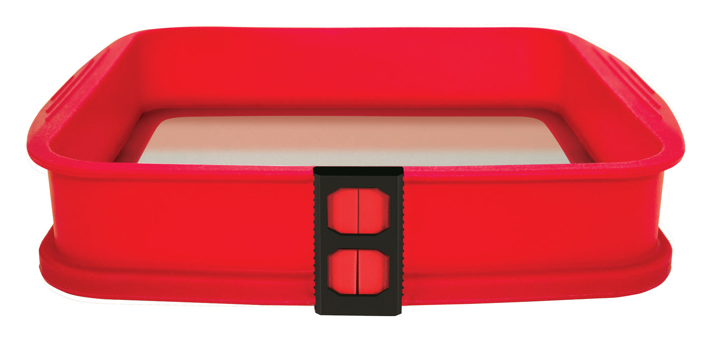 DoughEZ 9 x 9-inch Glass-Bottom Silicone Springform Pan