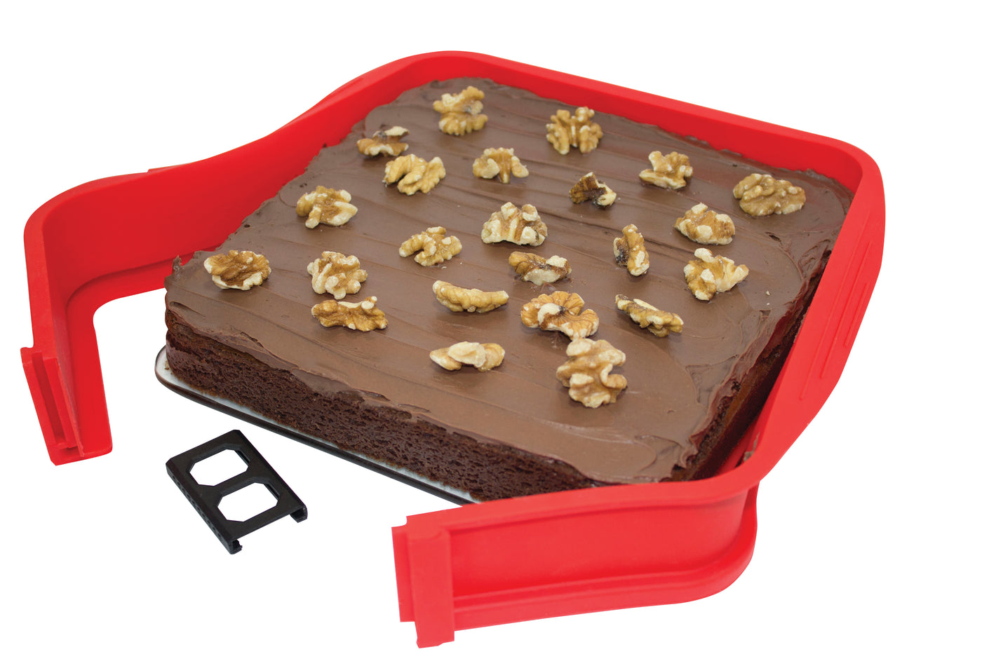 DoughEZ 9 x 9-inch Glass-Bottom Silicone Springform Pan